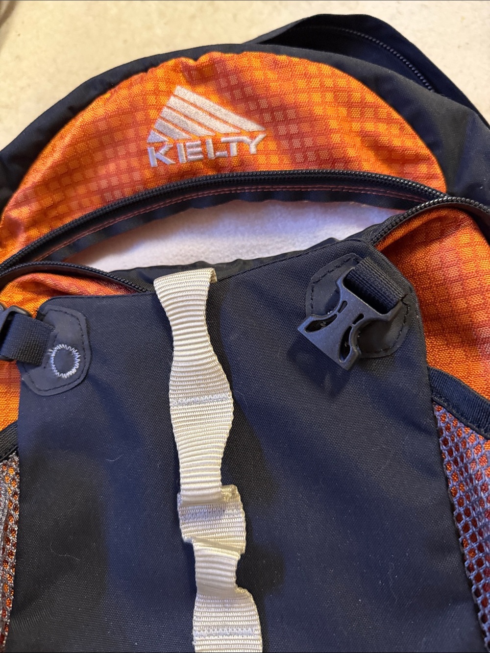 Kelty Men's Orange and Black Daypack Backpack
